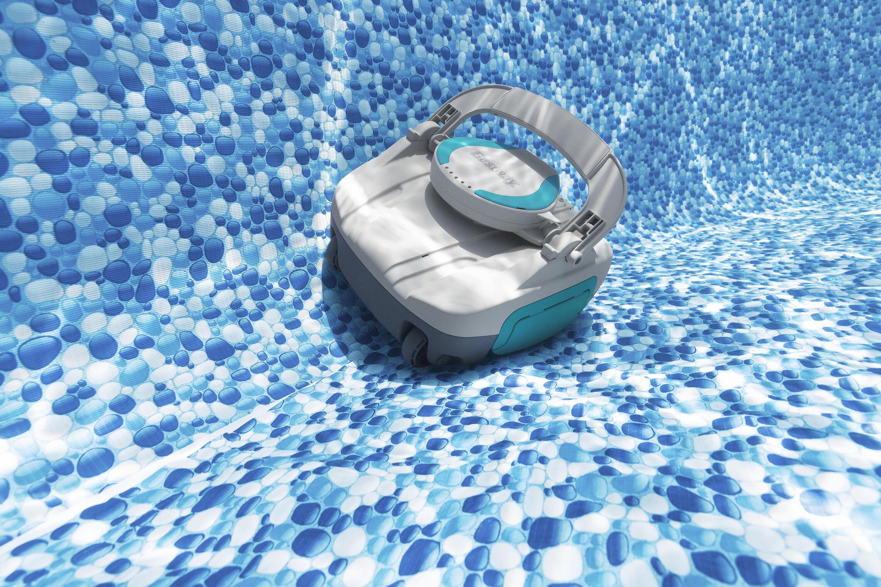 Bestway Cordless Robotic Pool Vacuum, 30-Min Auto Cleaner for Above Ground Pools 7/7