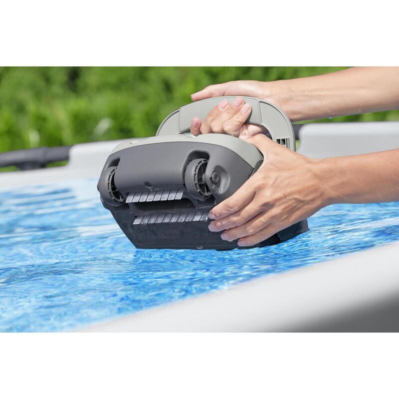 Bestway Cordless Robotic Pool Vacuum, 30-Min Auto Cleaner for Above Ground Pools