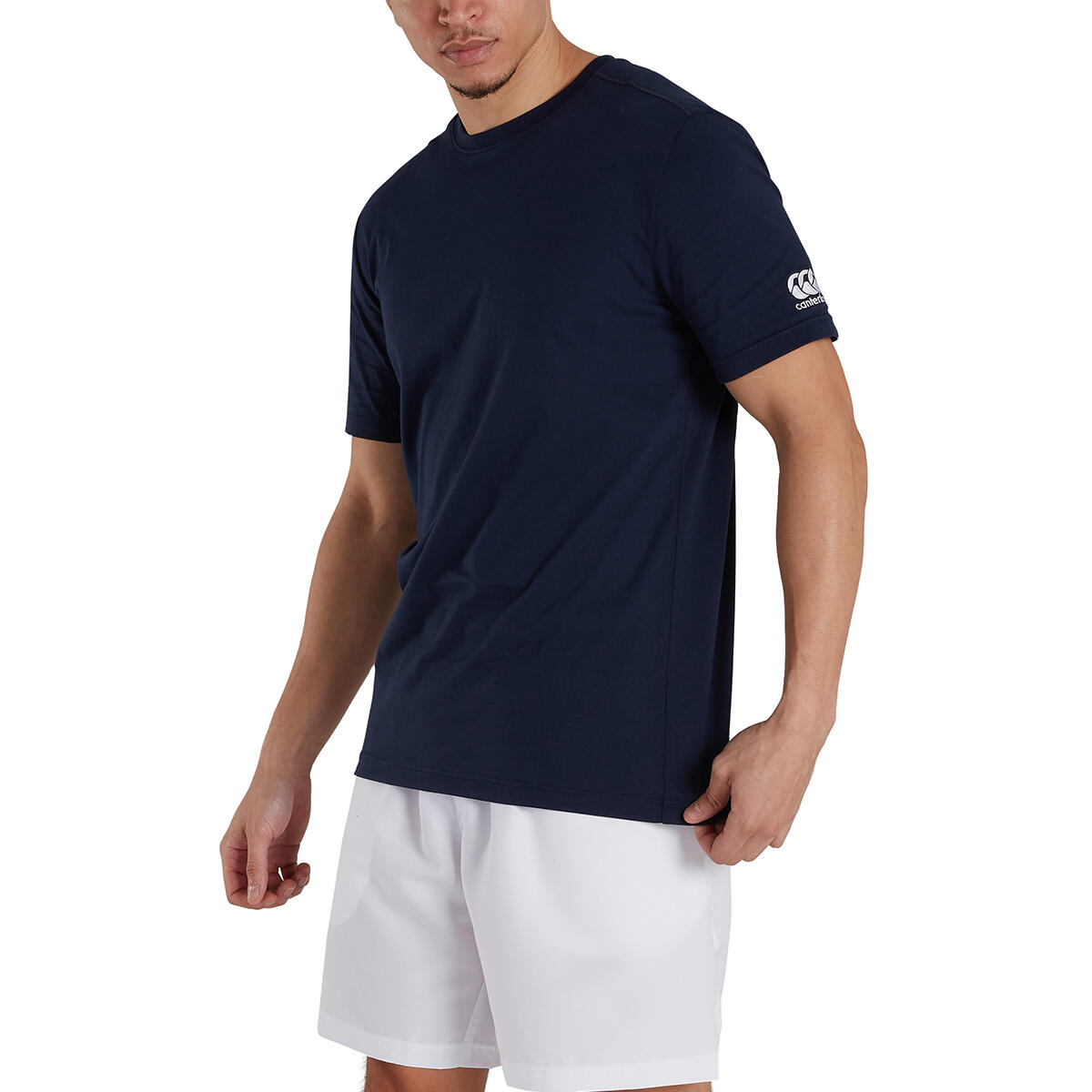 "Club" TShirt für Damen Unisex Herren Marineblau 3/3