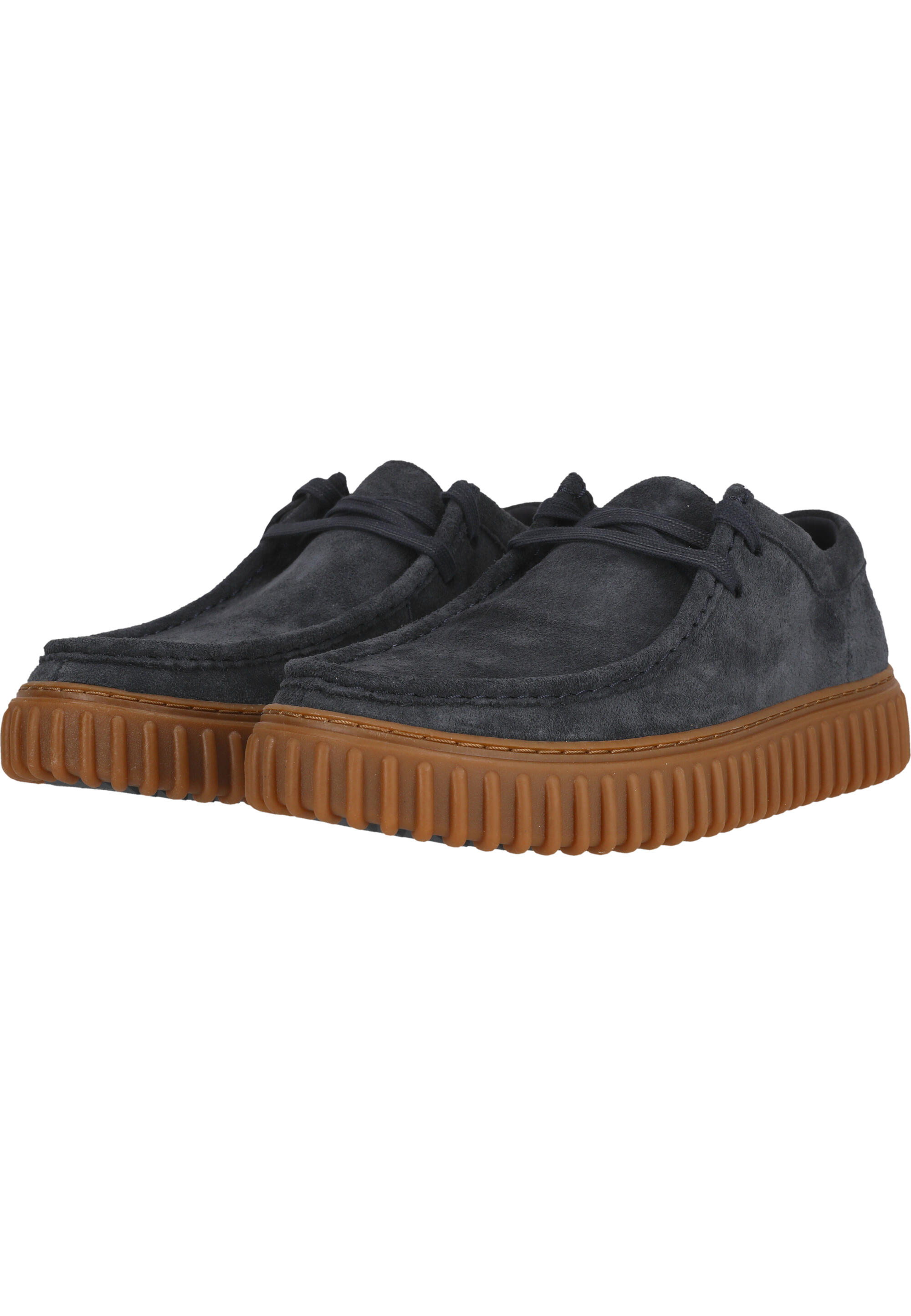 Ténis Clarks Modelo Torhill Lo Cor Azul 4/5