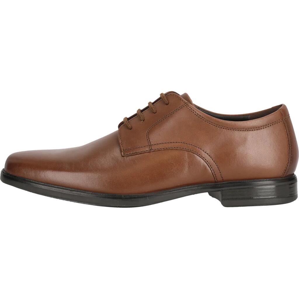 Clarks Howard Walk Mens Dark Tan Shoes