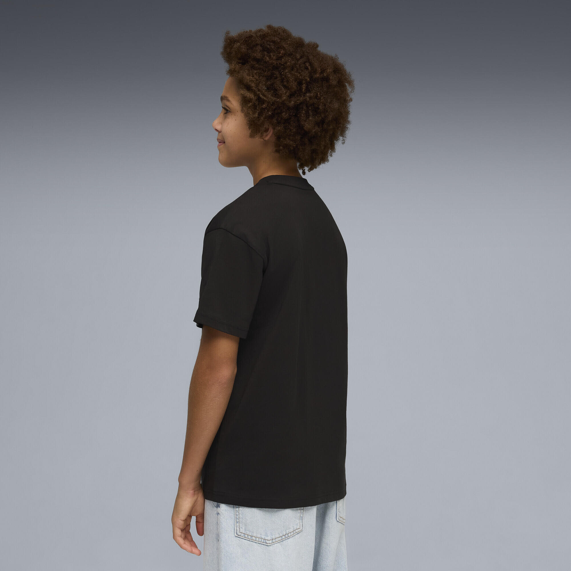 T-shirt con grafica Essentials Logo Lab dal taglio morbido per ragazzi PUMA 3/5