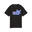 Tricou copii imprimeu grafic Essentials Logo Lab, negru PUMA