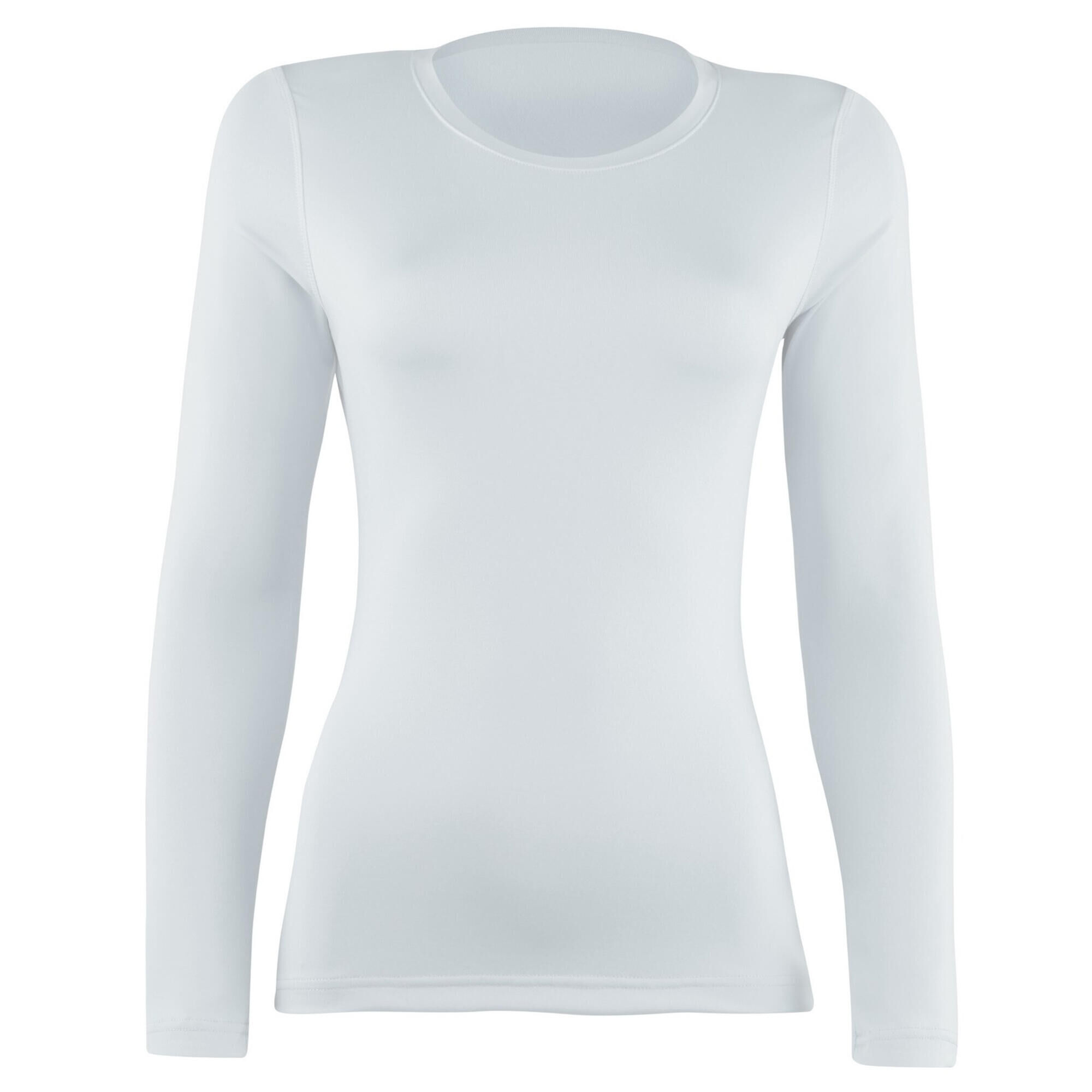 RHINO Womens/Ladies Sports Baselayer Long Sleeve (White)