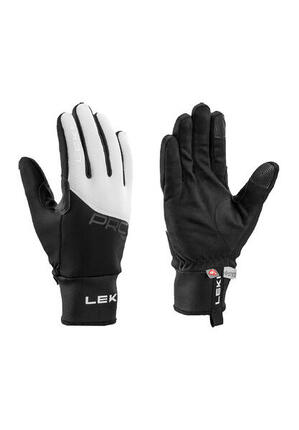 Leki Damen PRC Premium Plus Handschuhe Langlauf Schwarz Weiß