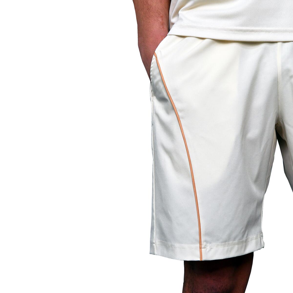 Pantalón corto de pádel Performance Beige & Dorado 2/3