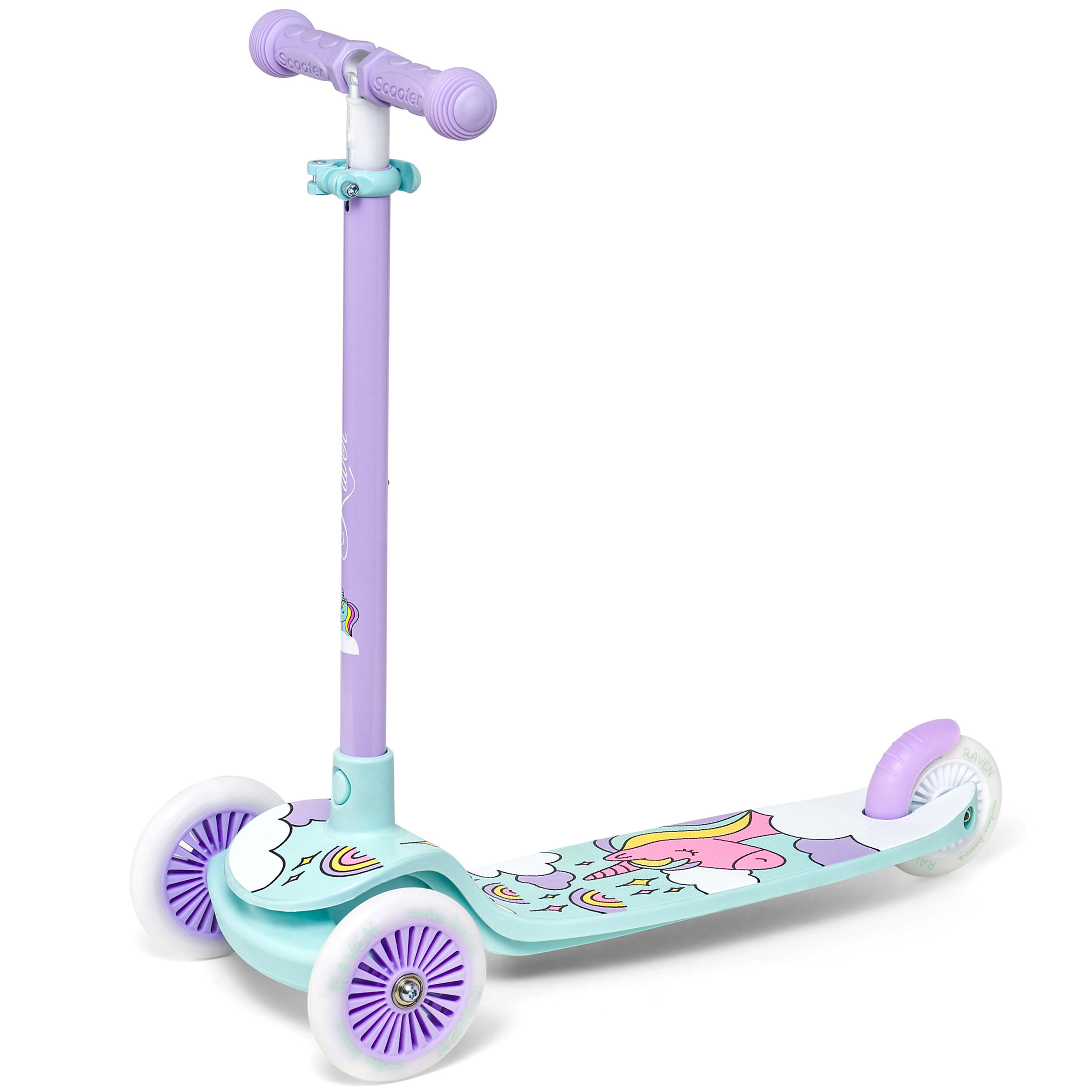 Monopattino a tre ruote con bilanciamento per bambini Laviana Ruote LED luminose 6/7