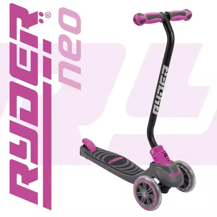 Patinete Ryder Neo 3 ruedas, base antideslizante, freno trasero, plegable. 4/7