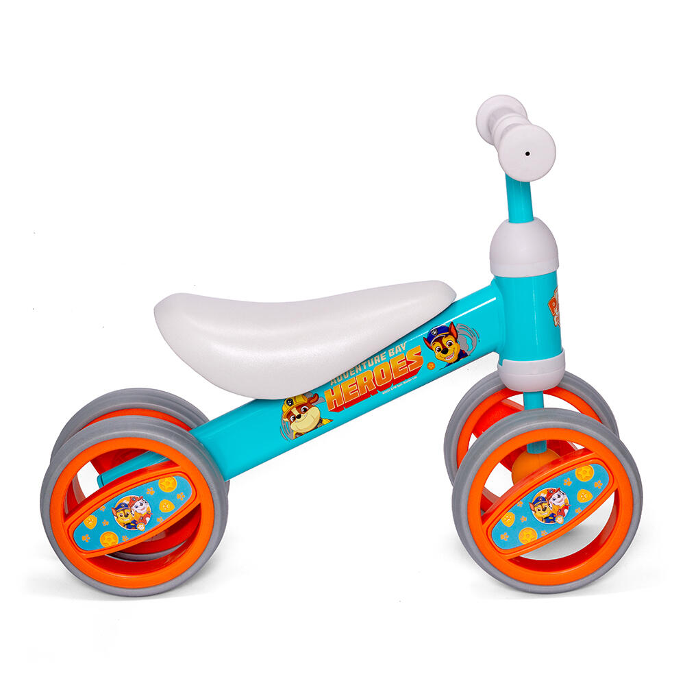 Jongens loopfiets met 4 wielen PAW Patrol, mint 2/4