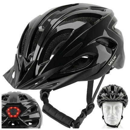 Kask rowerowy Vayox Speed VA0425 lampka LED