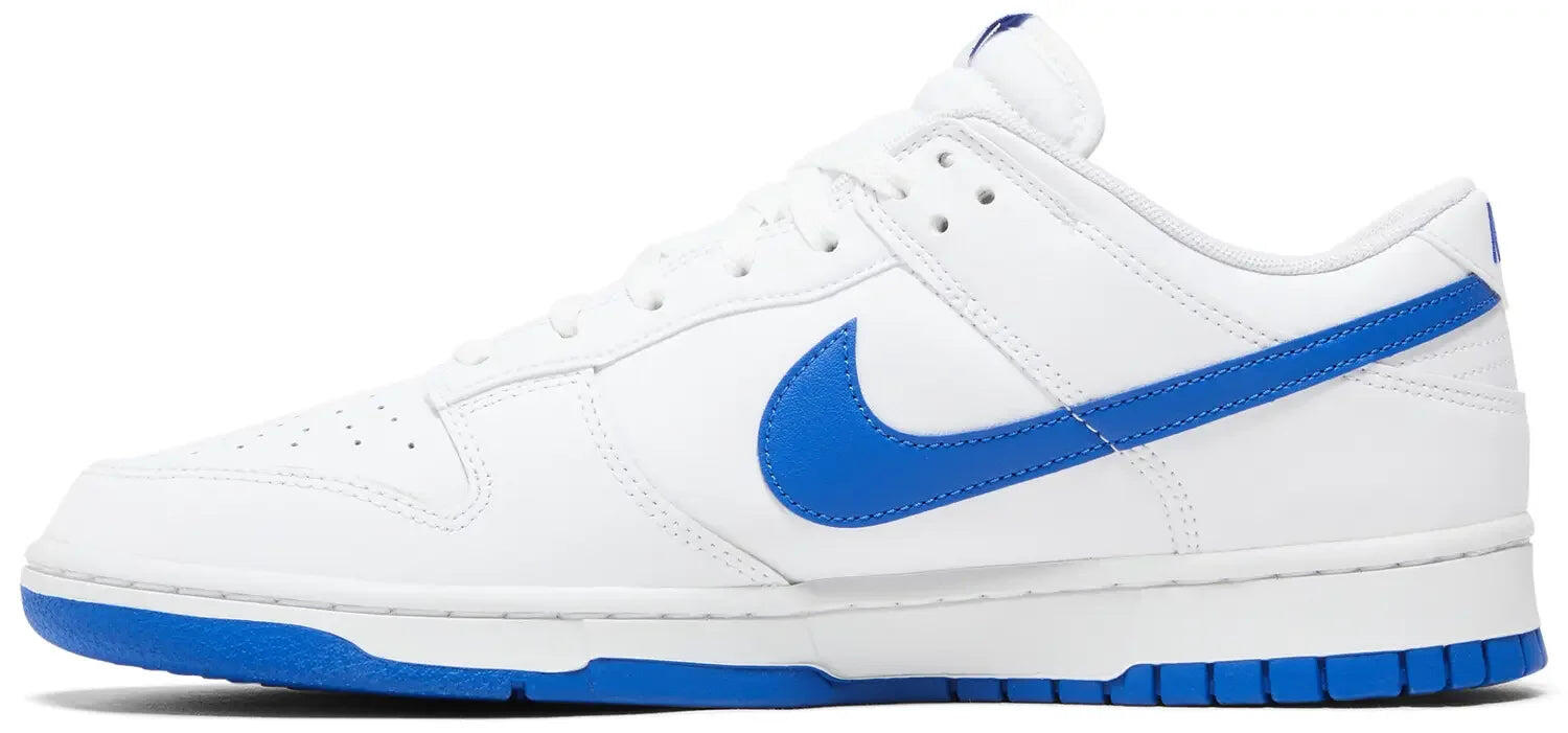 Nike Dunk Low White Hyper Royal 2/5