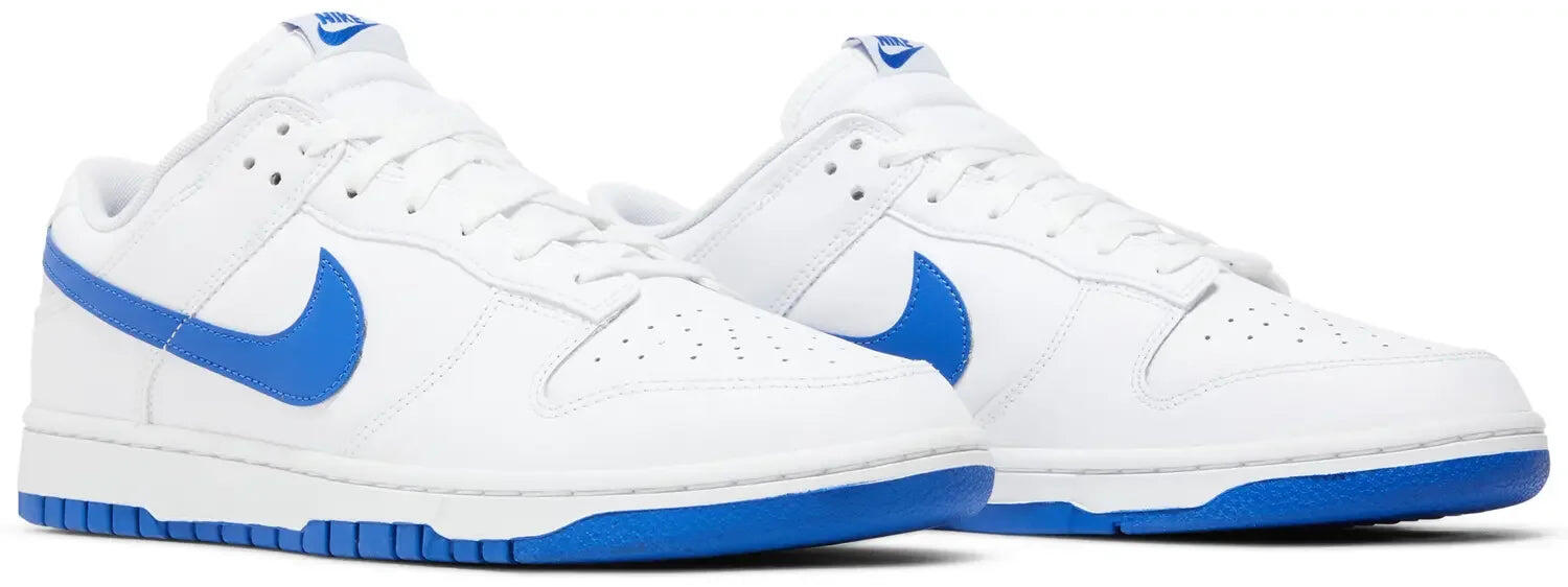 Nike Dunk Low White Hyper Royal 5/5