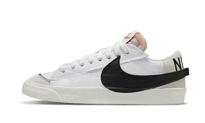 Nike Blazer Low 77 Jumbo White Black Sail Donna