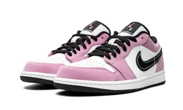 Jordan 1 Low SE Violet Shock White Black 2/4