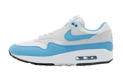 Schoenen - unisex - air max 1 - white/university blue