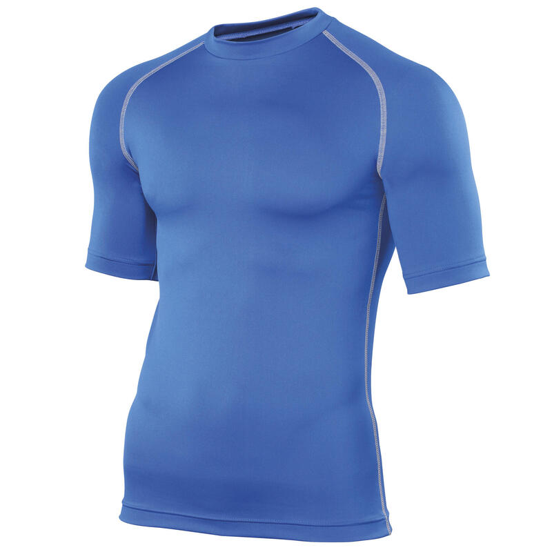 Base layer sport à manches courtes Homme (Bleu roi)