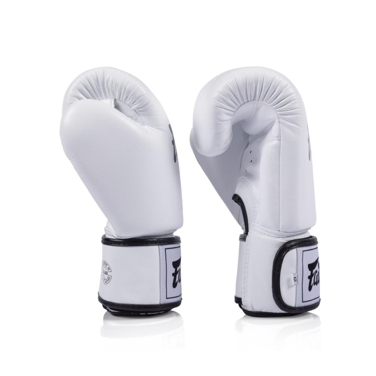 Guanti da boxe Fairtex BGV1C-PLUS – Bianco – 12 oz 3/4