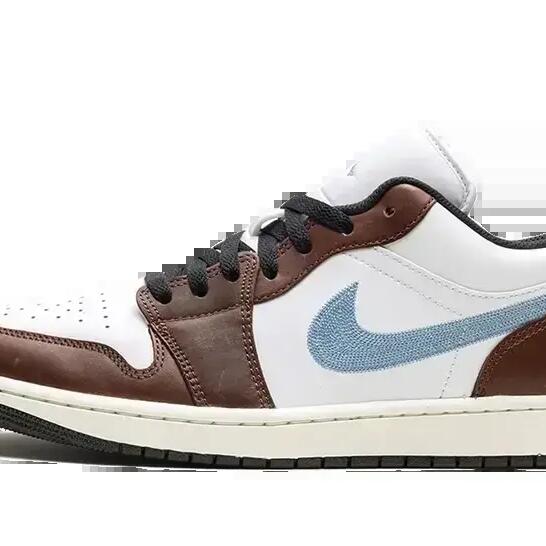 Lifestyle Shoes - Air Jordan 1 Retro Low - Brown/Blue Grey