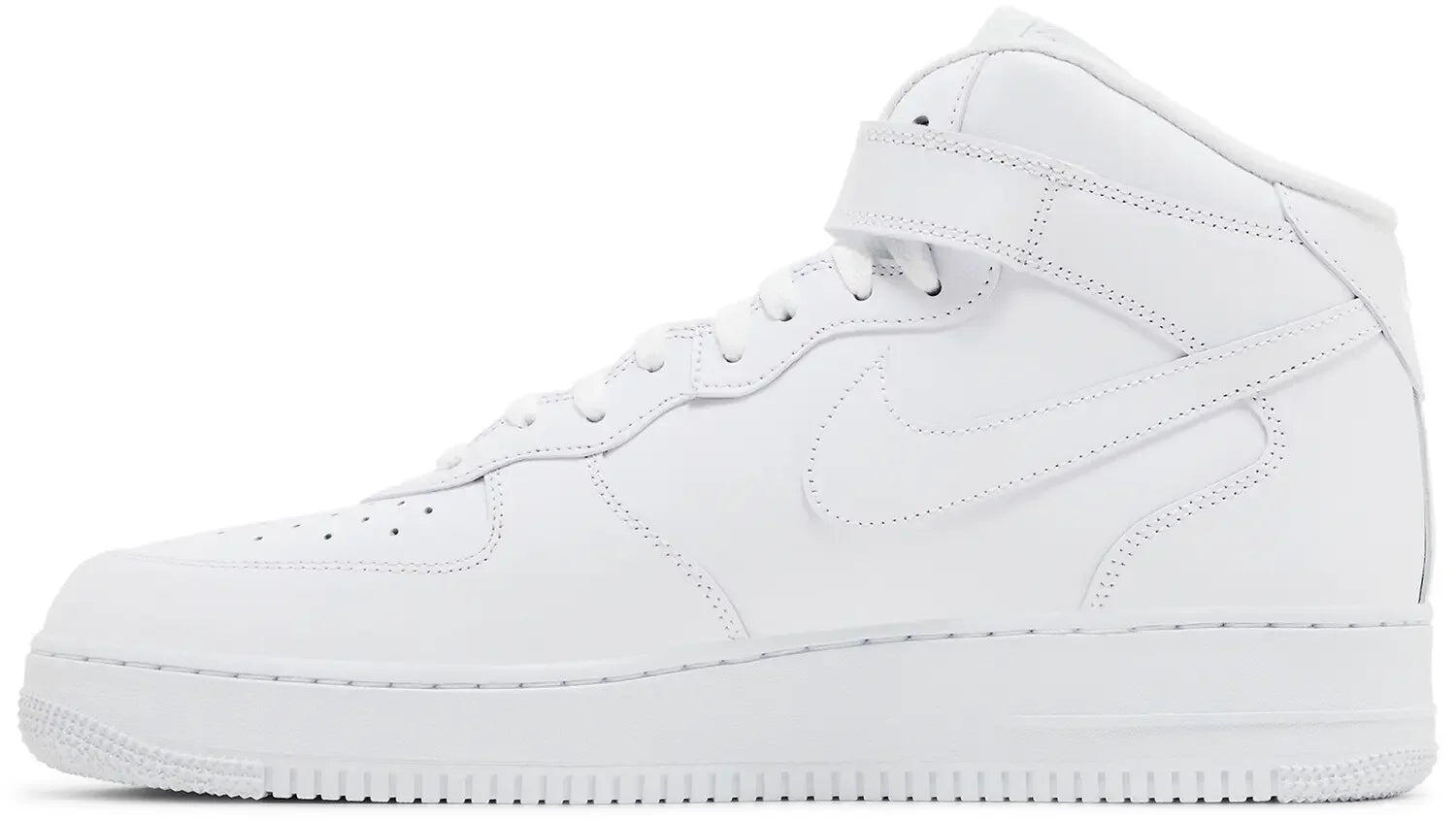 Nike Air Force 1 Mid Supreme White 2/5