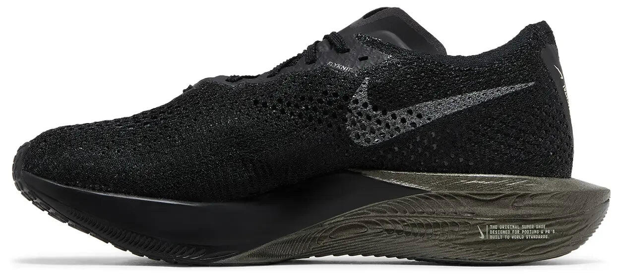 Nike ZoomX Vaporfly 3 Black Olive Aura Metallic Medium Ash 2/5