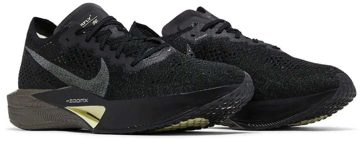 Nike ZoomX Vaporfly 3 Black Olive Aura Metallic Medium Ash 5/5