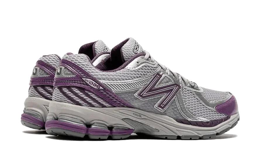 New Balance 860 V2 Grey Purple 3/4
