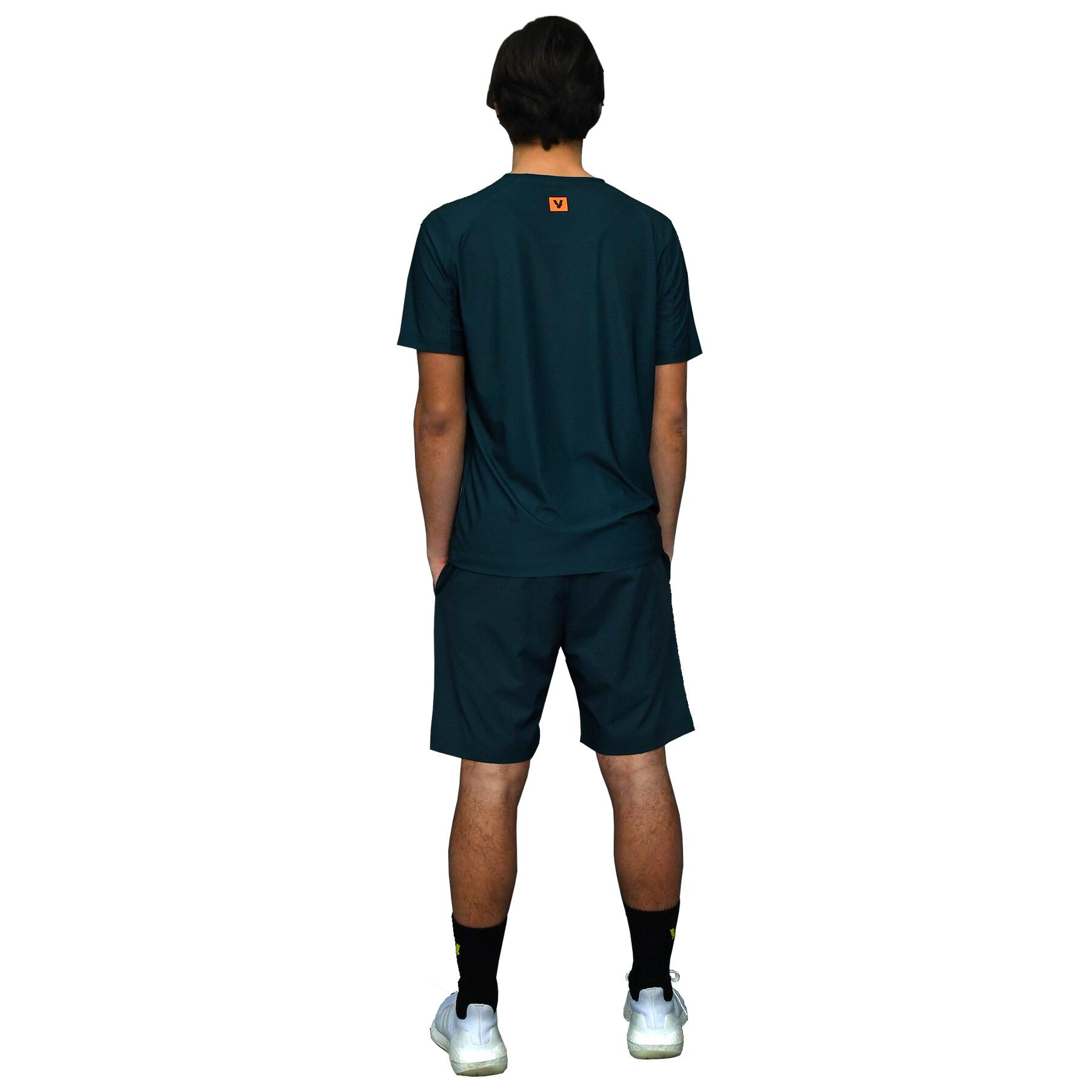 Camiseta de pádel Performance Azul & Naranja 5/5