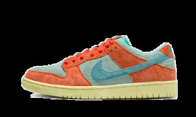 Schoenen - skate - unisex - sb dunk low - oranje/noise aqua