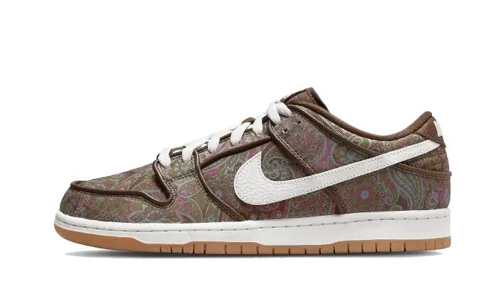 SB Dunk Low Paisley Brown 1/3