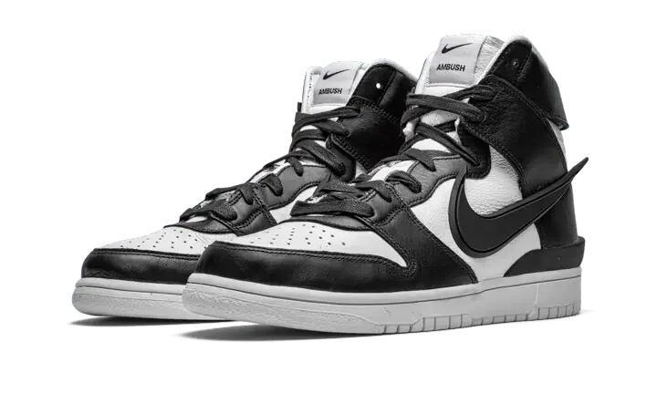 Nike Dunk High AMBUSH Black White 2/7