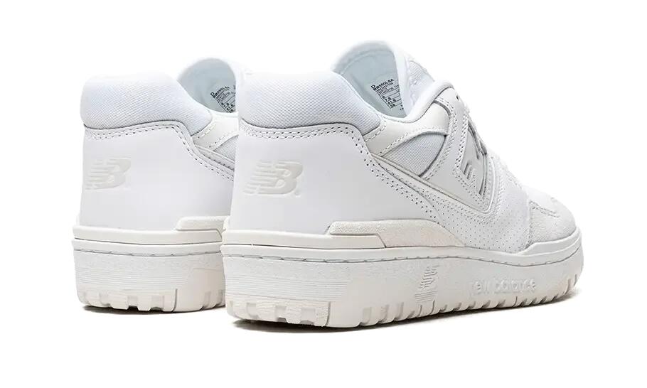 New Balance 550 White Grey Toe 3/4