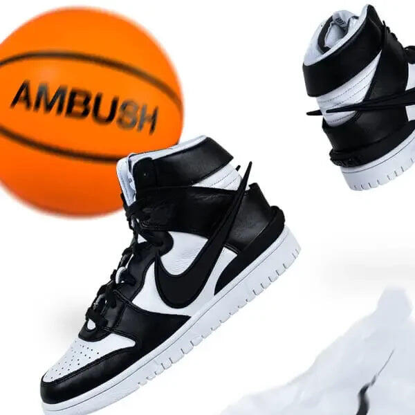 Zapatillas - Unisex - High-top - Dunk High Ambush - Negro/Blanco