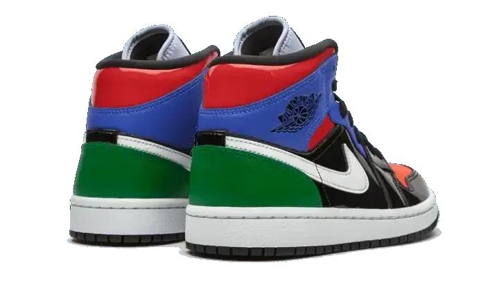 Air Jordan 1 Mid Multi Patent 3/4