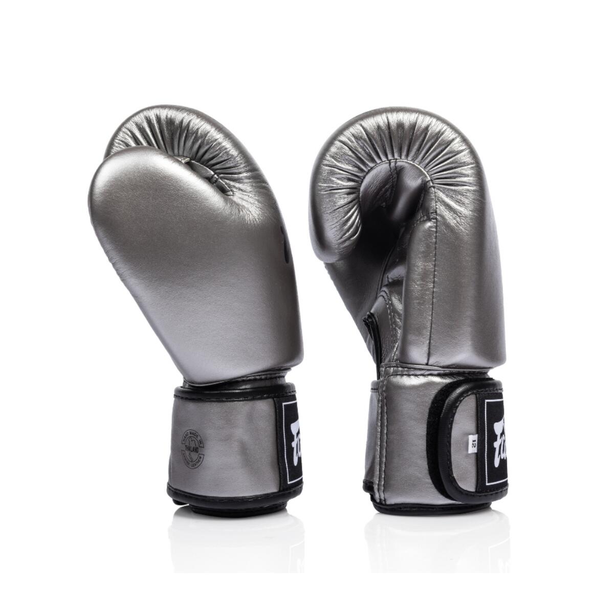 Boxing Gloves Fairtex BGV1C-PLUS - Gun Metallic - 10 oz FAIRTEX | Decathlon