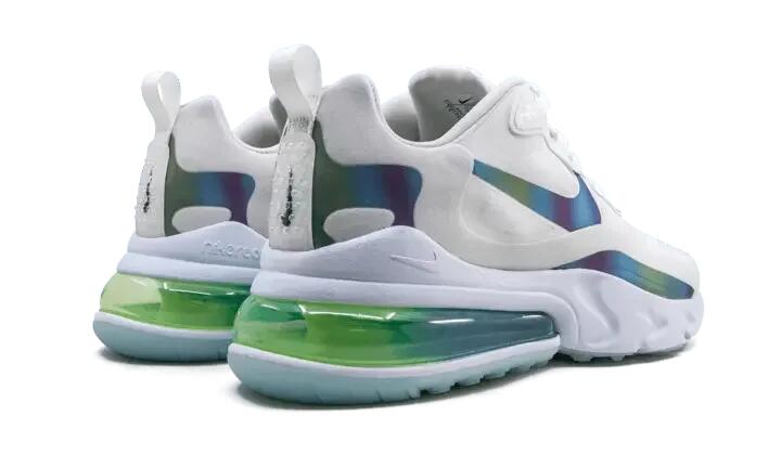 Nike Air Max 270 React Bubble Pack White 3/4
