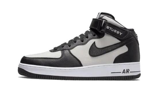 Scarpe - lifestyle - mid-top - air force 1 mid stussy - grigio/nero/bianco