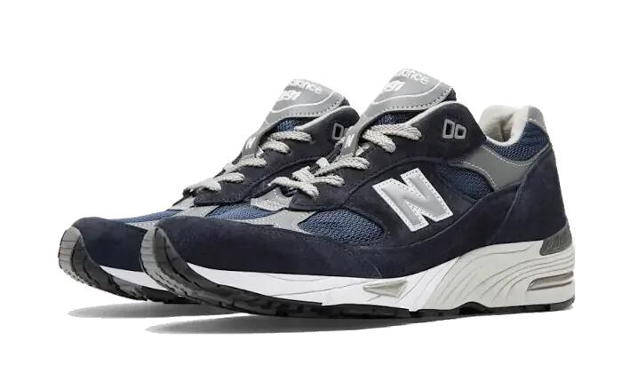 New Balance 991 Kith Navy 2/3
