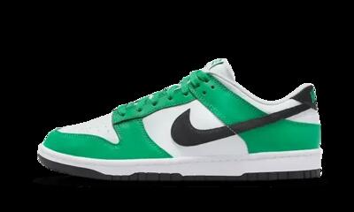 Schoenen - basketbal - heren - dunk low celtics - leer wit/groen/zwart