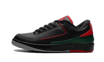 Schoenen - basketbal - mannen - air jordan 2 low - zwart/fire red