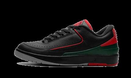 Zapatillas - Baloncesto - Low retro - Air Jordan 2 - Black/Fire Red