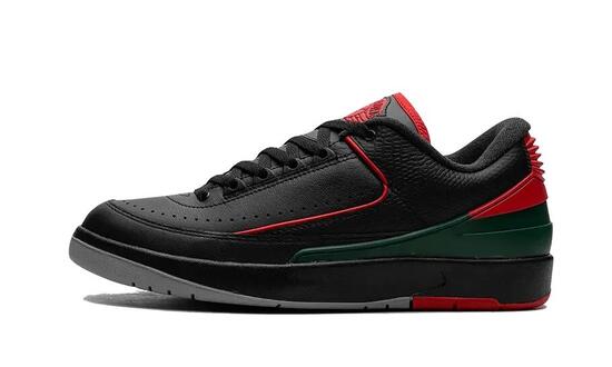 Zapatillas - Baloncesto - Low retro - Air Jordan 2 - Black/Fire Red