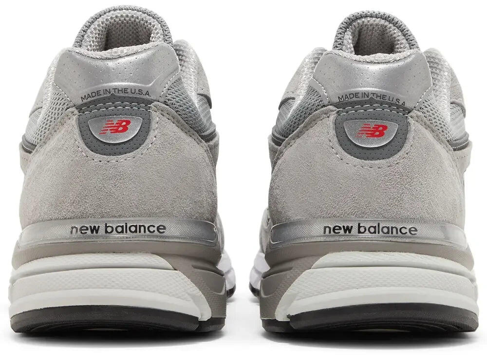 New Balance 990v4 MiUSA Grey Silver 4/5