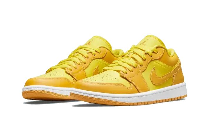 Schoenen - lifestyle - air jordan 1 low - yellow strike/white 2/3