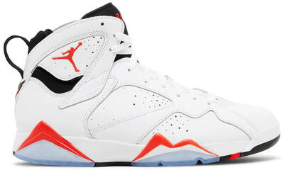 Schoenen - basketbal - air jordan 7 - wit/zwart/karmozijn