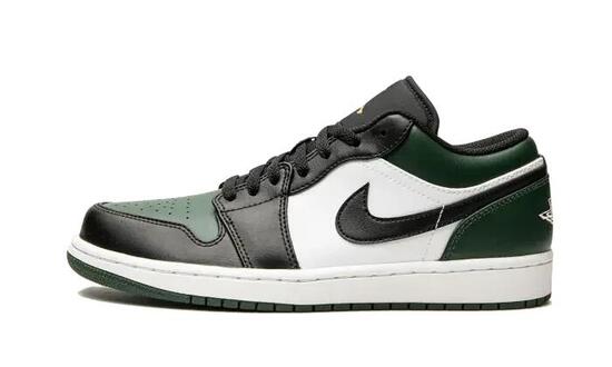 Scarpe - walking - Uomo - Jordan 1 Low - Bianco/Nero/Verde