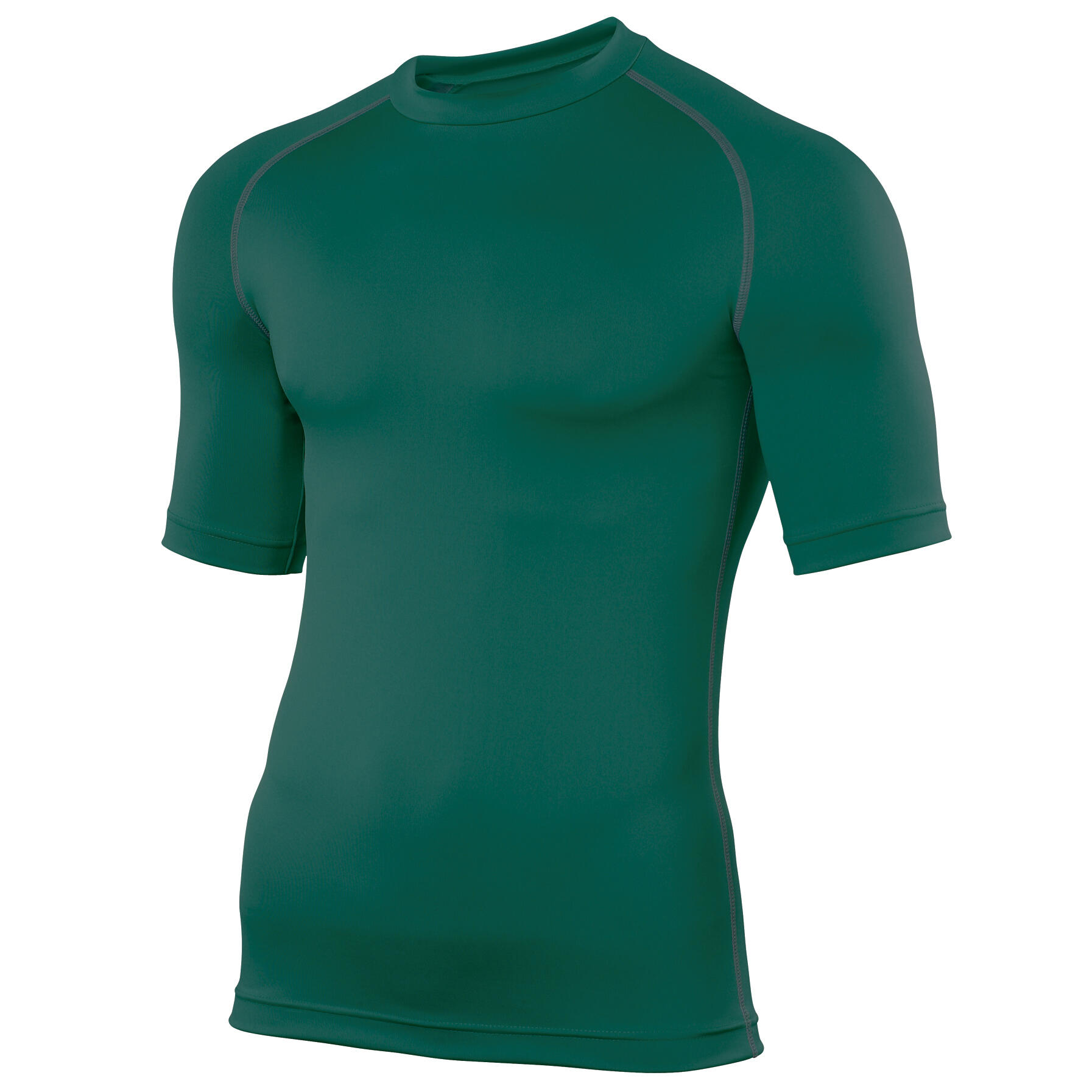 Mens Sports Base Layer Short Sleeve TShirt (Bottle Green) 1/1