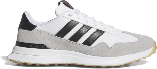 Adidas S2G Textile 2026, chaussures de golf pour homme, blanc/gris/noir