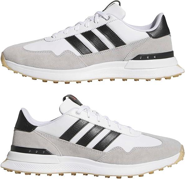 Adidas S2G Textil 2026, Sapatos de golfe para homem, Branco/Cinza/Preto 4/7