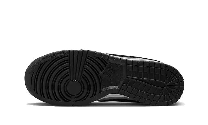Nike Dunk Low Chenille Swoosh Grey Black 3/3