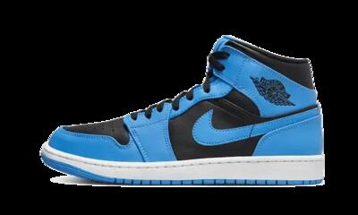 Schoenen - basketbal - air jordan 1 mid - university blue